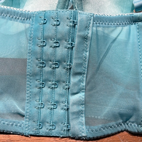 36B Blue Lacey Bra Top Lingerie - Picture 5 of 7